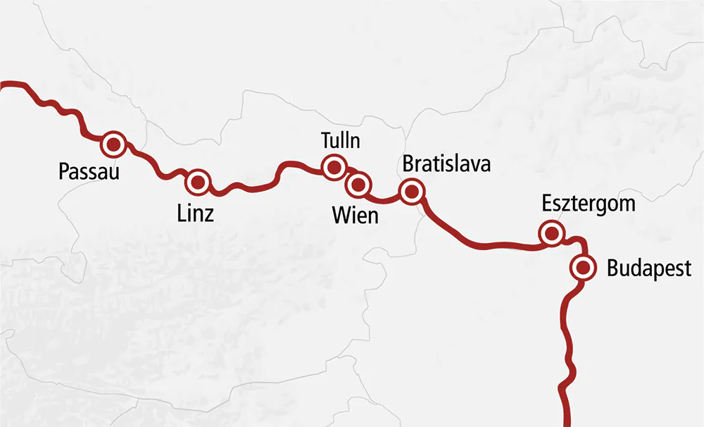 reiseroute donau flusskreuzfahrt nictours 2027