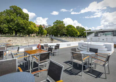 A-Rosa Clea Flusskreuzfahrt Mosel mit nictours 2027 Sonnendeck
